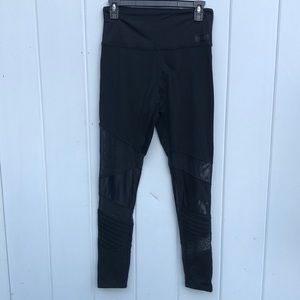 PINK Victoria’s Secret black ultimate workout leggings size medium vented/sheer​